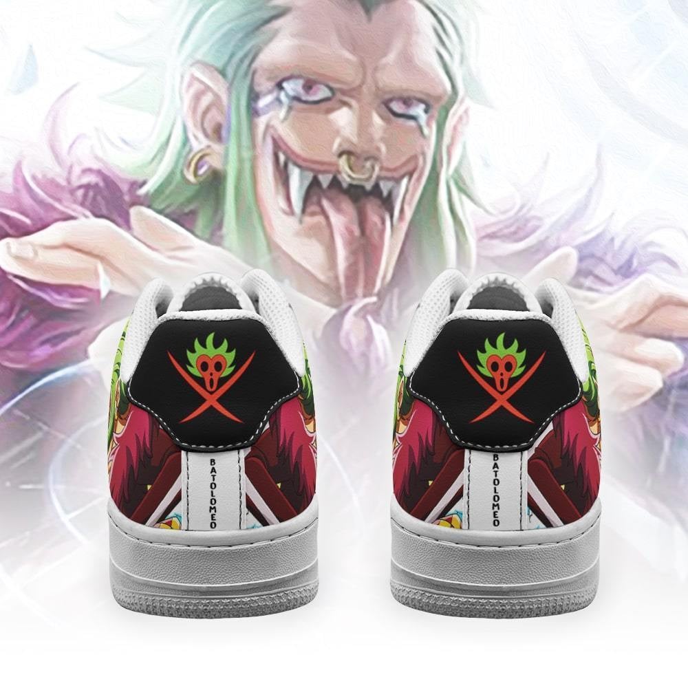 Bartolomeo Air Sneakers Custom Anime One Piece Shoes
