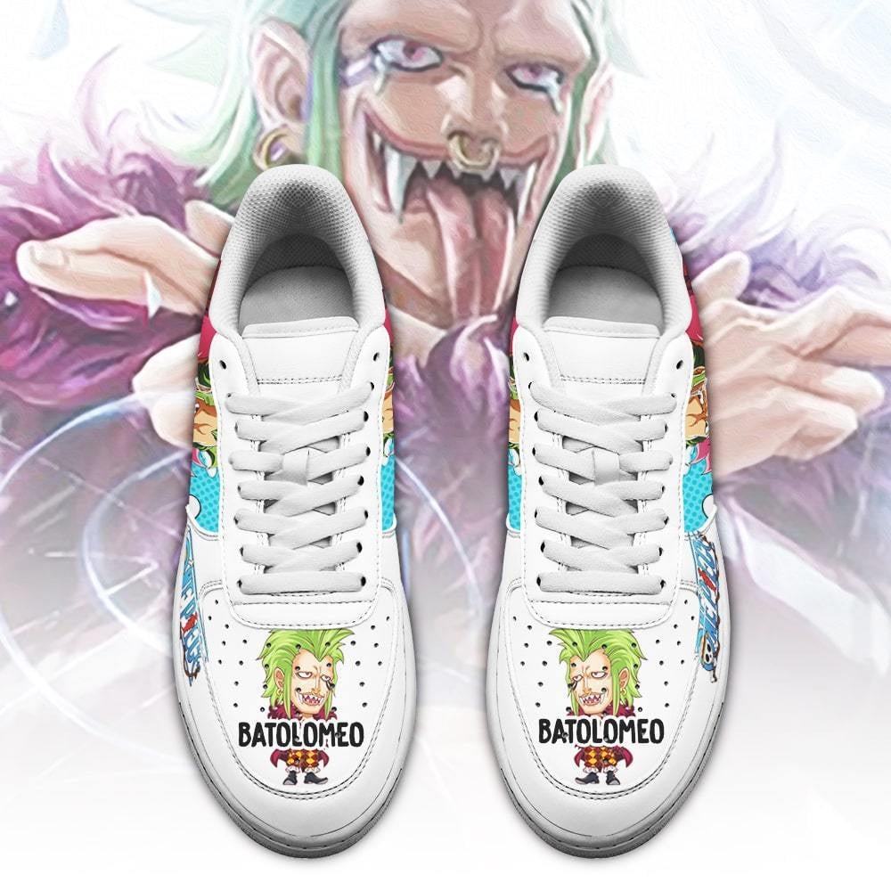 Bartolomeo Air Sneakers Custom Anime One Piece Shoes