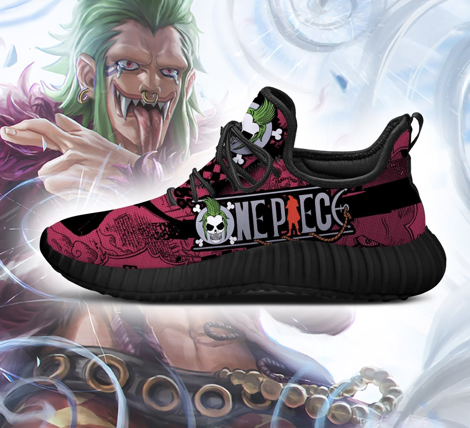 Bartolomeo Reze Shoes One Piece Anime Shoes Fan Gift Idea