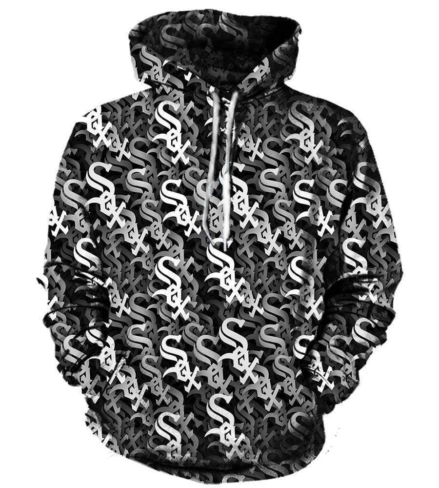 Baseball Chicago White Soxs Hoodies – Pullover Black Hoodie