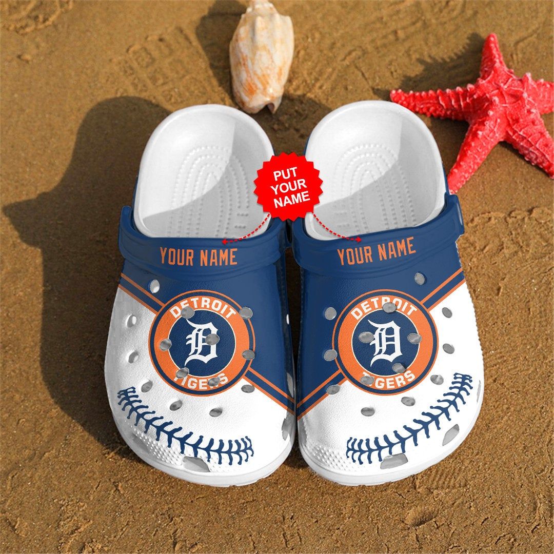 Baseball Clogs – Detroit Tigers Personalized Clogs Shoes Colorful For Unisex