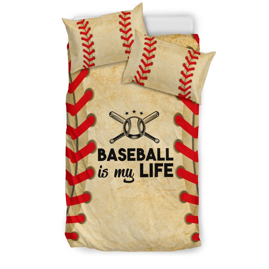 Baseball Is My Life 3D Customized Duvet Cover Bedding Set