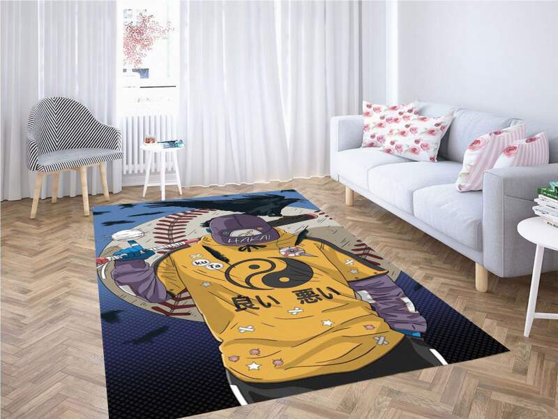 Baseball Player Carpet Rectangle Rug