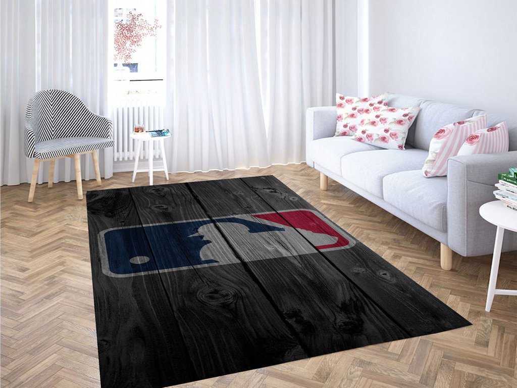 Baseball Players Living Room Modern Carpet Rectangle Rug