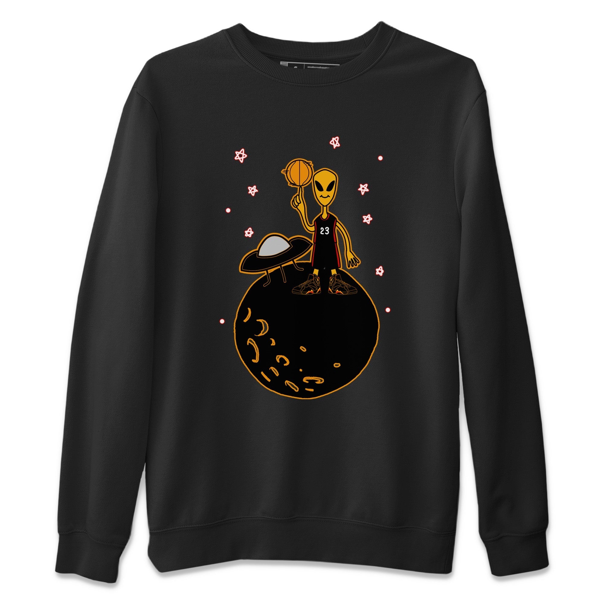 Basketball Alien Unisex Sweater – Air Jordan 7 Citrus, Sneakers Matching Sweater