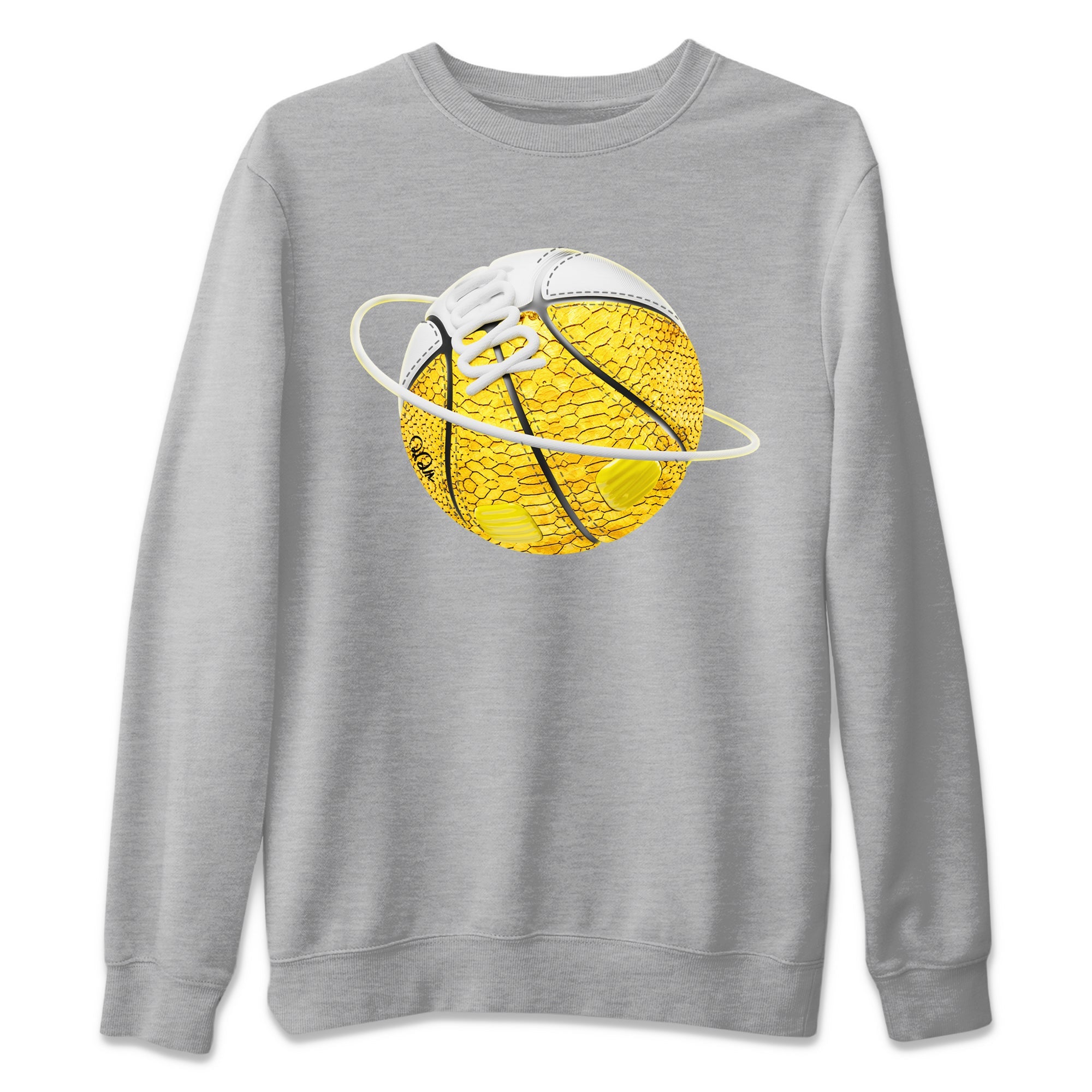 Basketball Planet Unisex Sweater – Air Jordan 11 Yellow Python, Sneakers Matching Sweater