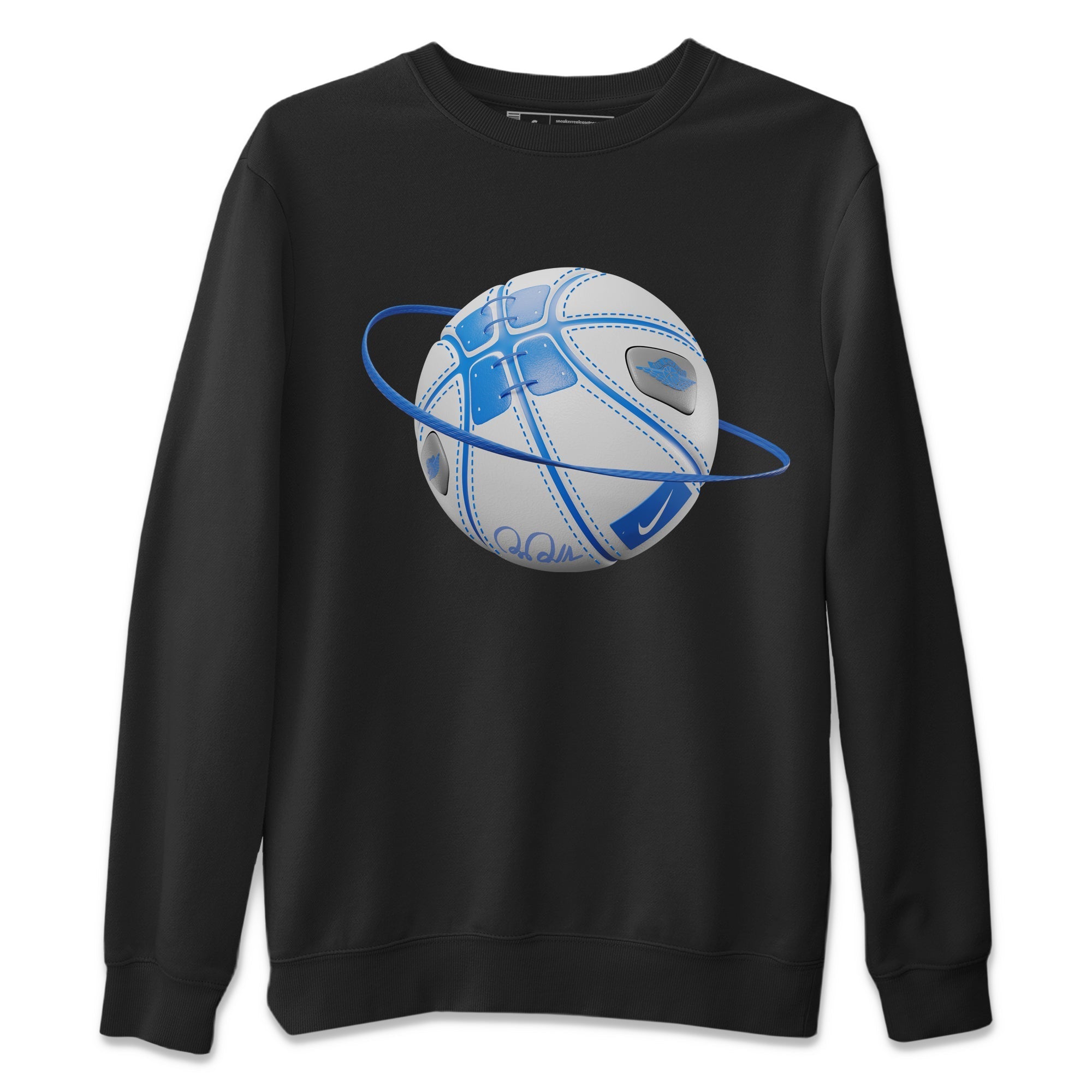Basketball Planet Unisex Sweater – Air Jordan 1 True Blue, Sneakers Matching Sweater