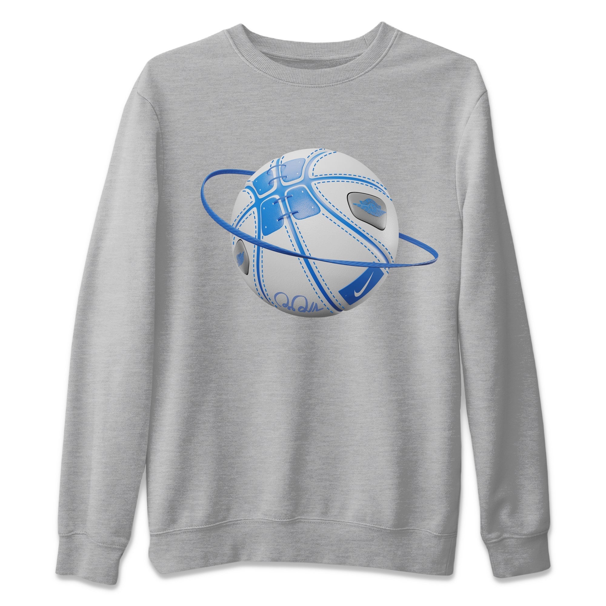 Basketball Planet Unisex Sweater – Air Jordan 1 True Blue, Sneakers Matching Sweater