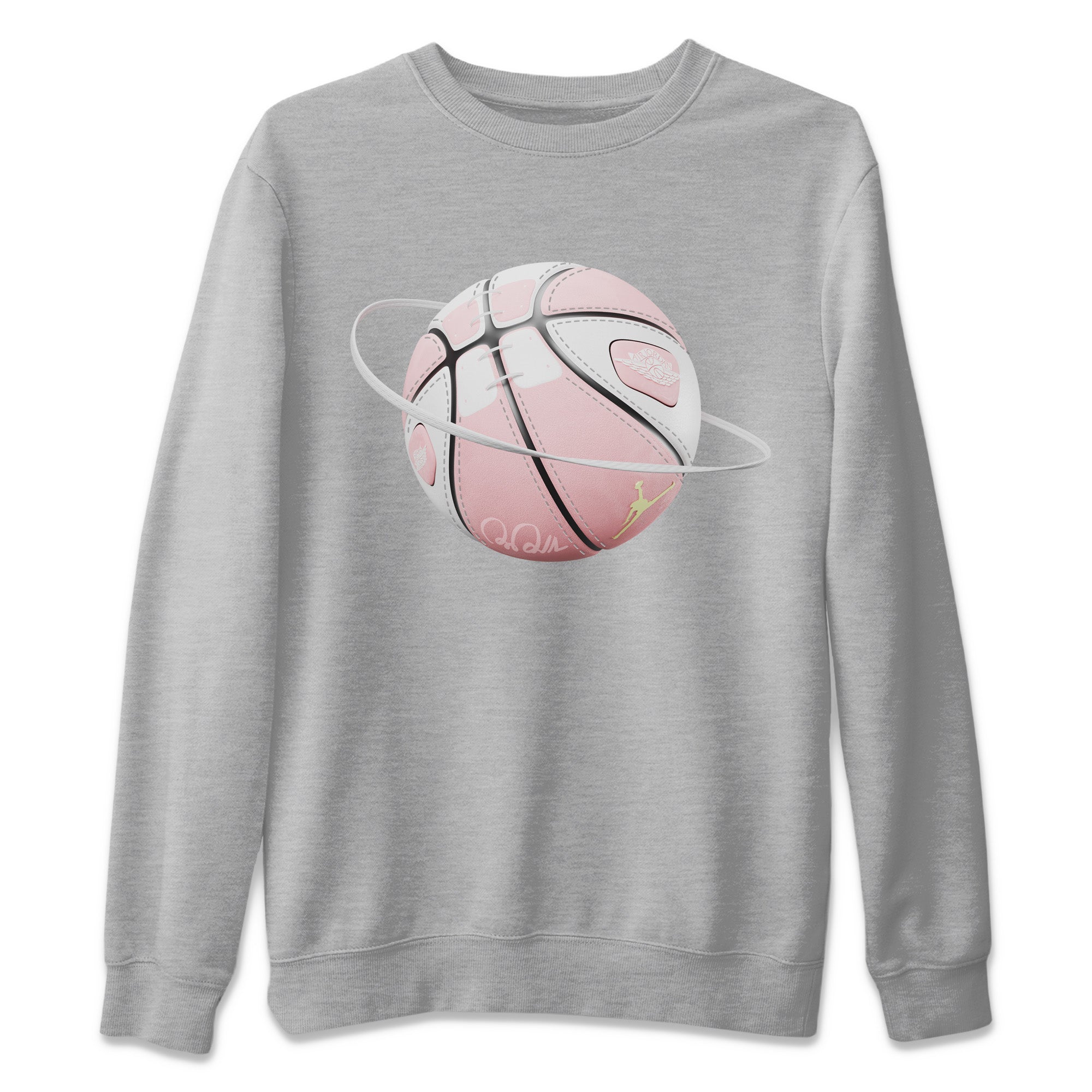 Basketball Planet Unisex Sweater – Air Jordan 1 Washed Pink, Sneakers Matching Sweater