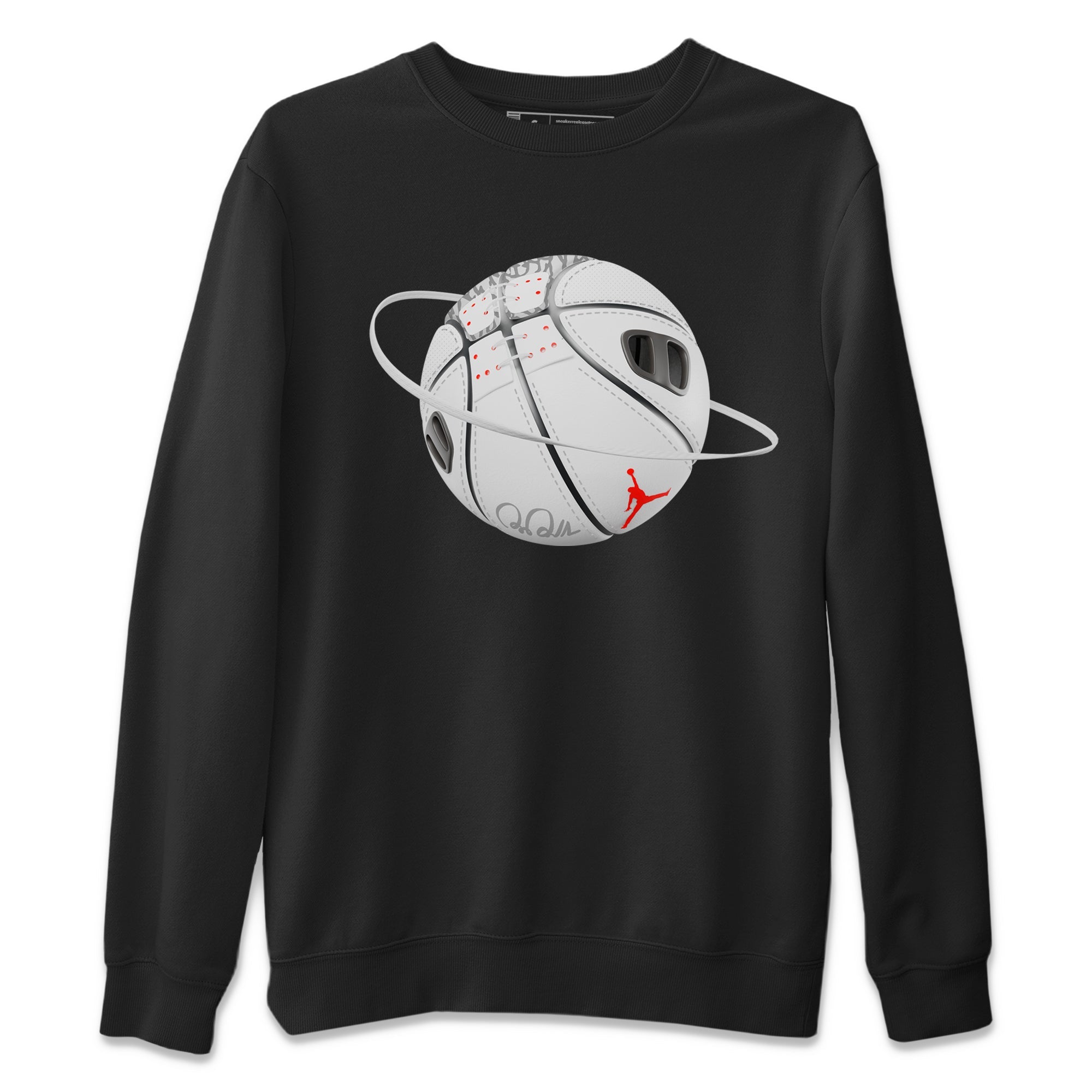 Basketball Planet Unisex Sweater – Air Jordan 3 White Cement, Sneakers Matching Sweater