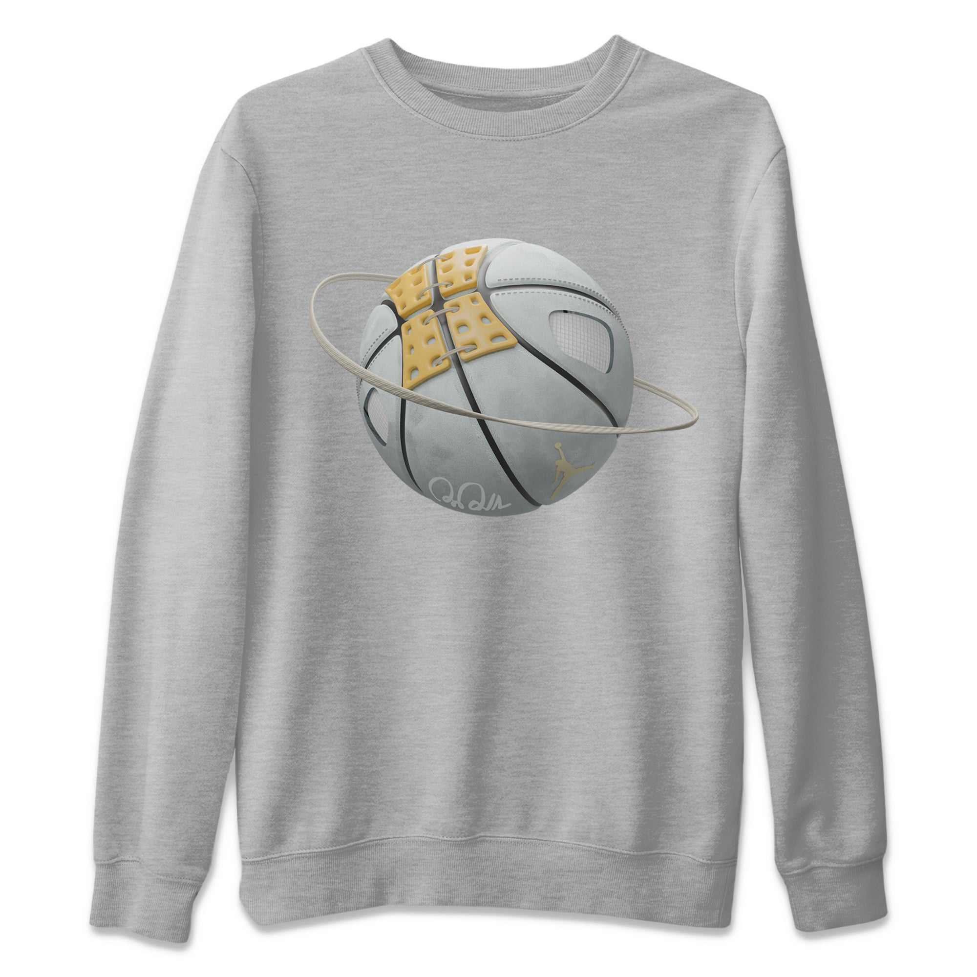 Basketball Planet Unisex Sweater – Air Jordan 4 Craft, Sneakers Matching Sweater