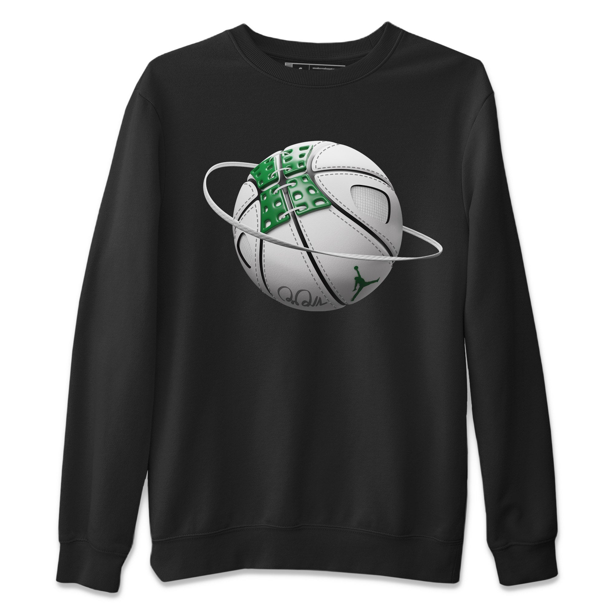 Basketball Planet Unisex Sweater – Air Jordan 4 Pine Green, Sneakers Matching Sweater