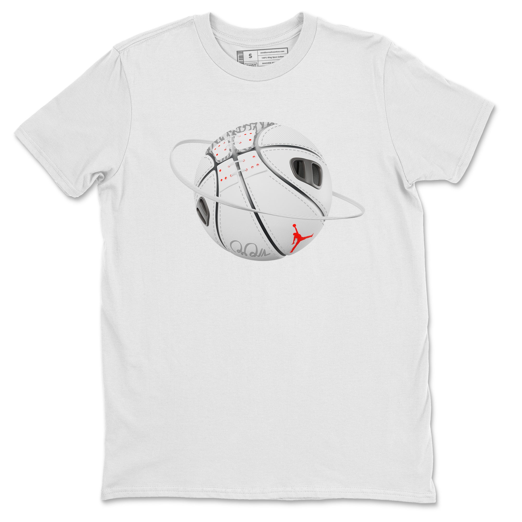 Basketball Planet Unisex Tshirt – Air Jordan 3 White Cement