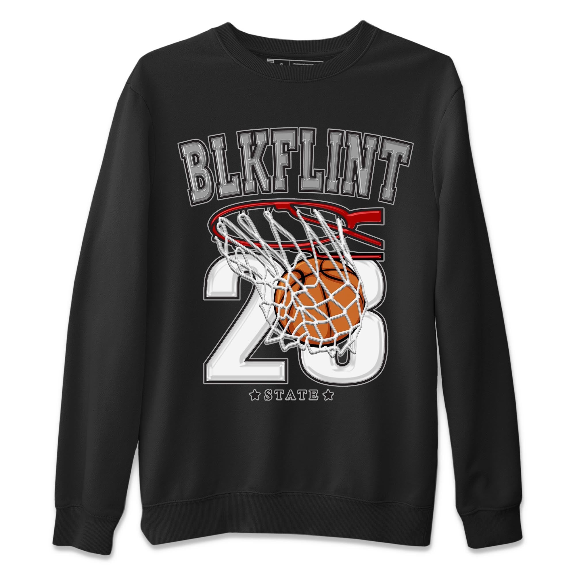 Basketball Unisex Sweater – Air Jordan 13 Black Flint, Sneakers Matching Sweater