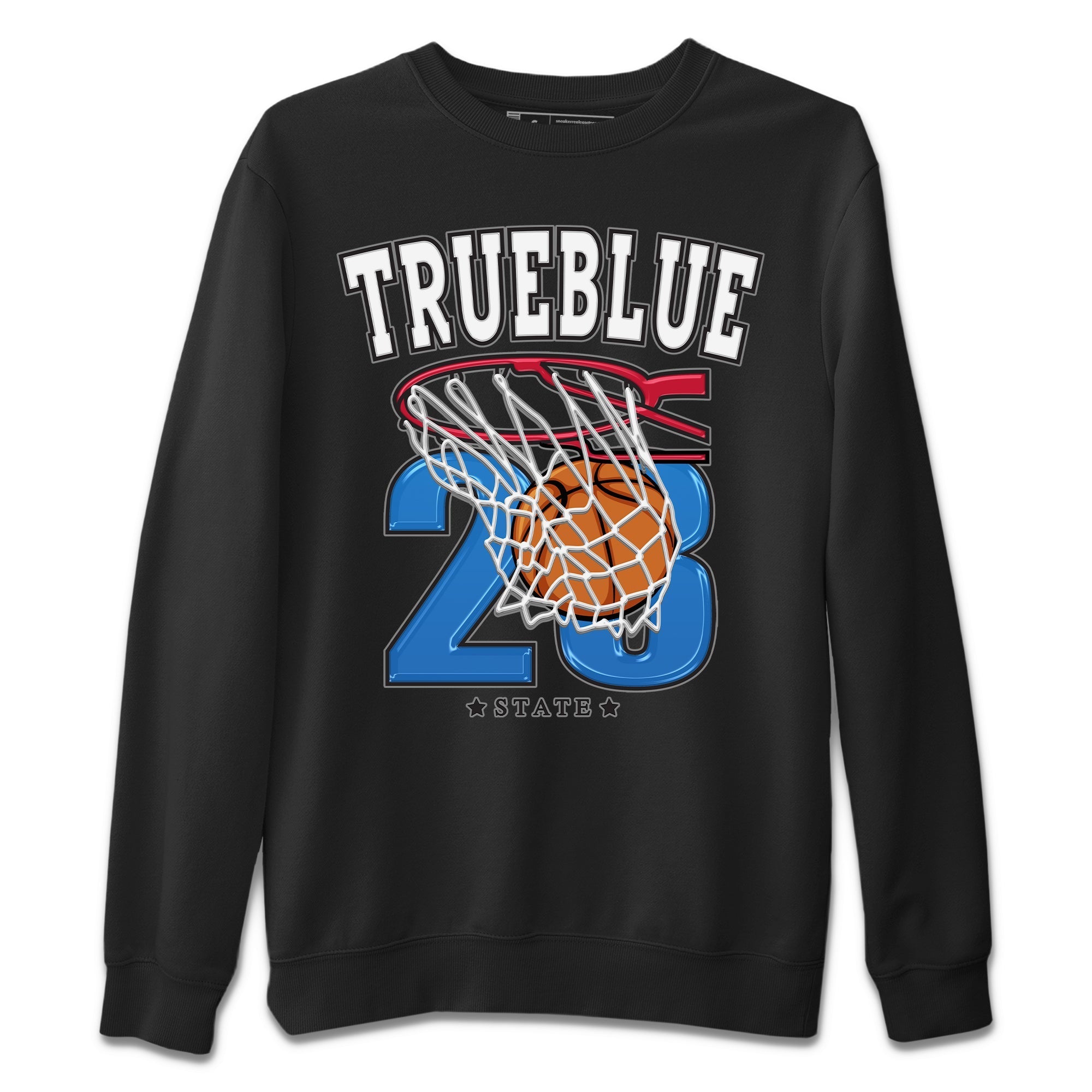 Basketball Unisex Sweater – Air Jordan 1 True Blue, Sneakers Matching Sweater