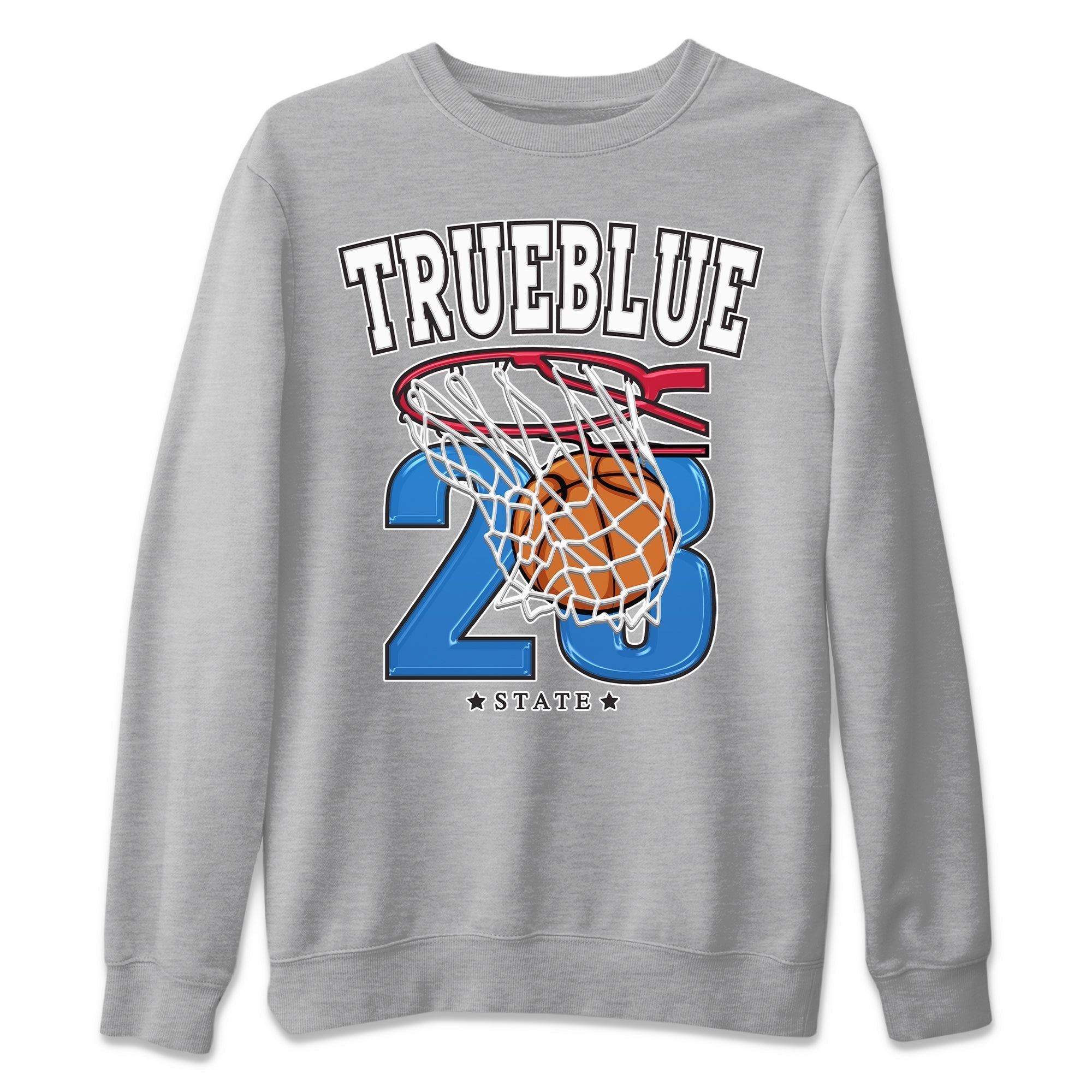 Basketball Unisex Sweater – Air Jordan 1 True Blue, Sneakers Matching Sweater