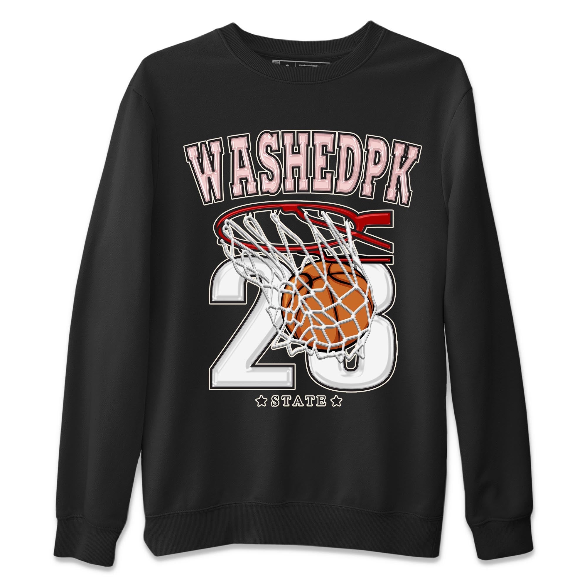 Basketball Unisex Sweater – Air Jordan 1 Washed Pink, Sneakers Matching Sweater
