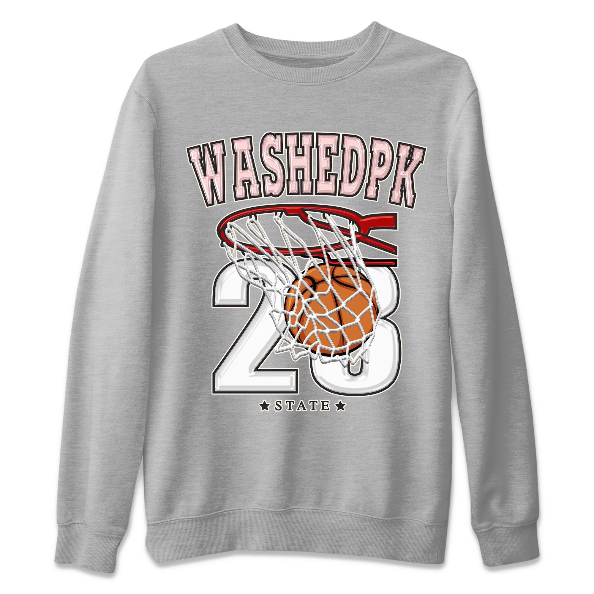Basketball Unisex Sweater – Air Jordan 1 Washed Pink, Sneakers Matching Sweater