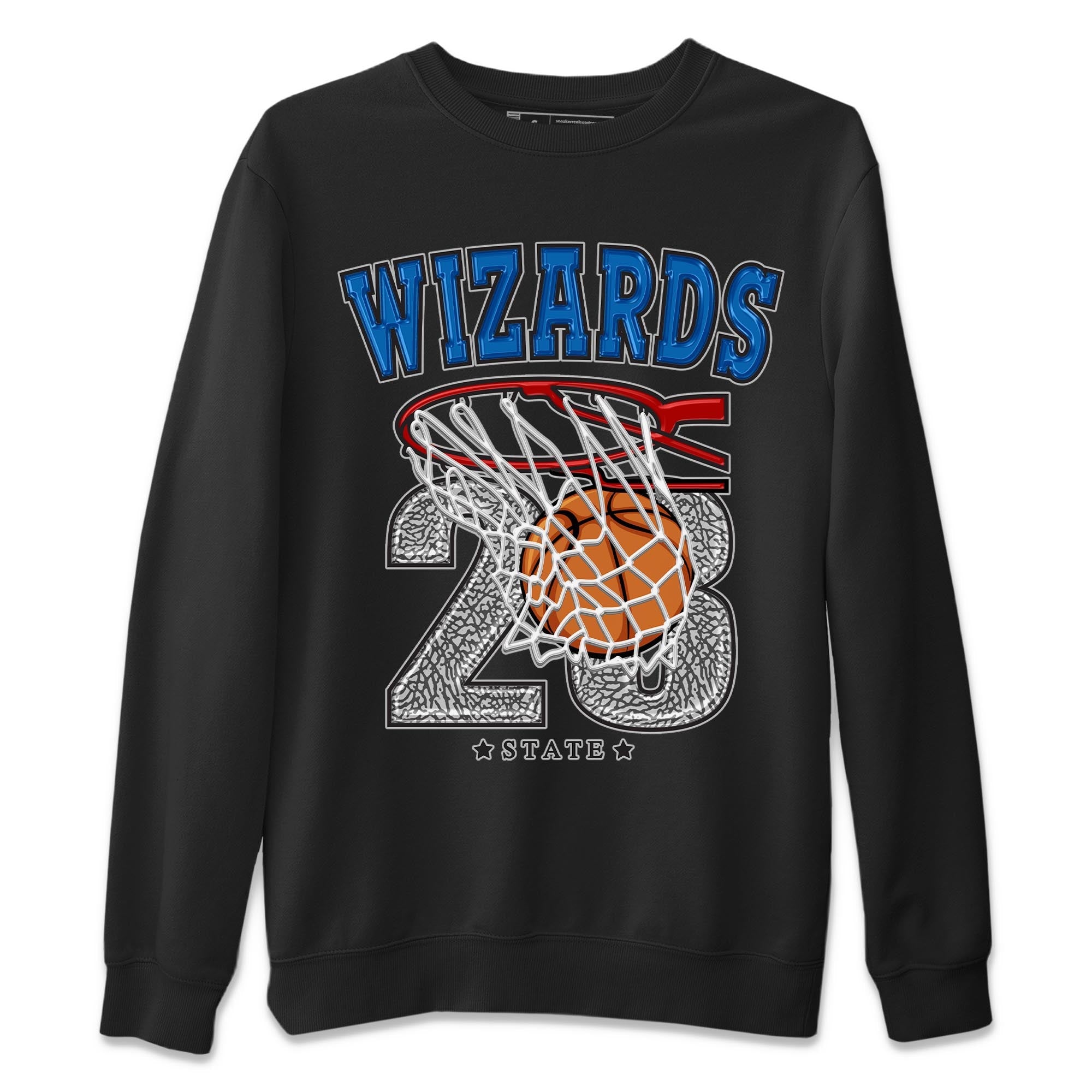 Basketball Unisex Sweater – Air Jordan 3 Wizards, Sneakers Matching Sweater