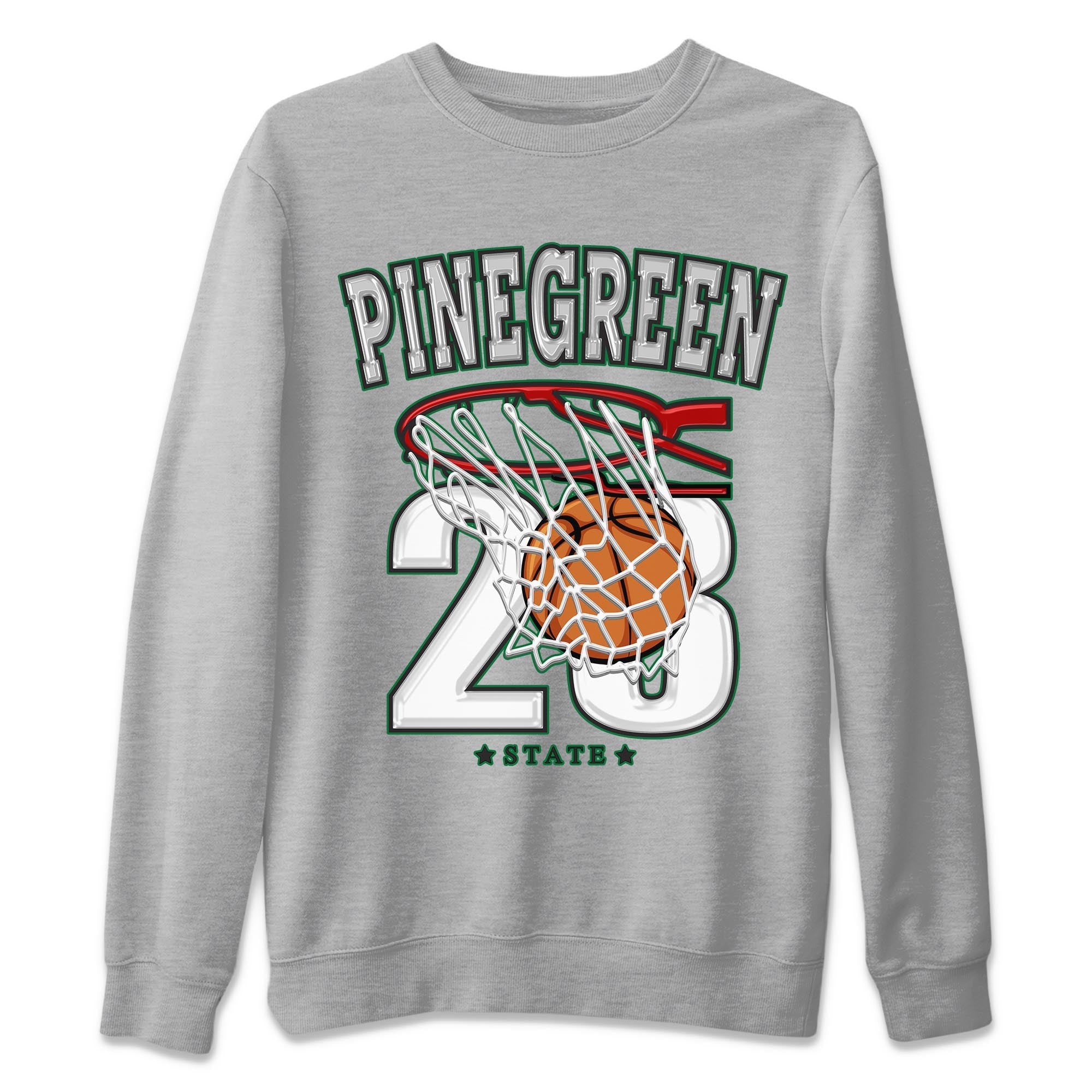 Basketball Unisex Sweater – Air Jordan 4 Pine Green, Sneakers Matching Sweater