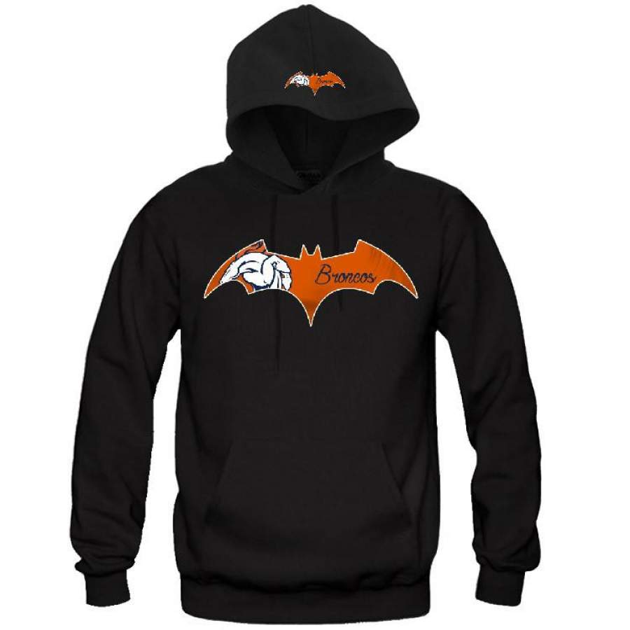 Bat Denver Broncos Hoodie “2 Prints” Sports Clothing