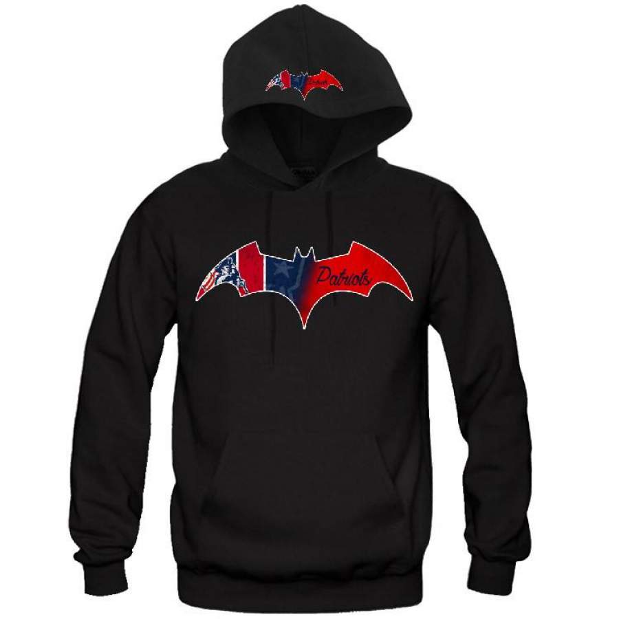Bat New England Patriots Hoodie “2 Prints” Sports Clothing