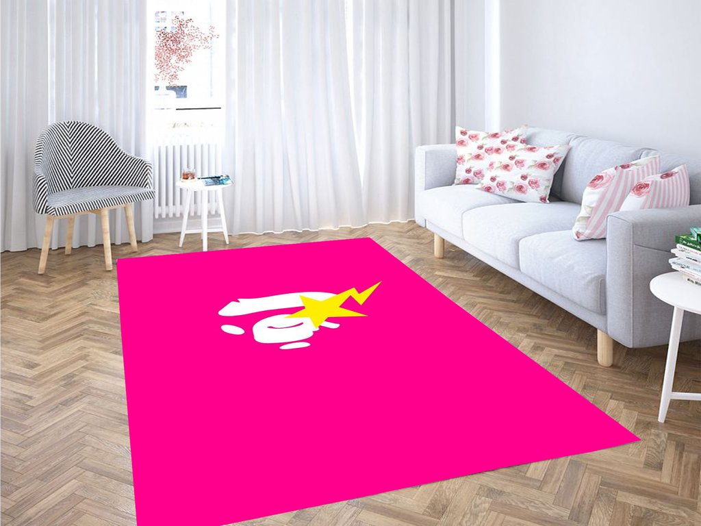 Bathing Pink Ape Wallpaper Living Room Modern Carpet Rectangle Rug
