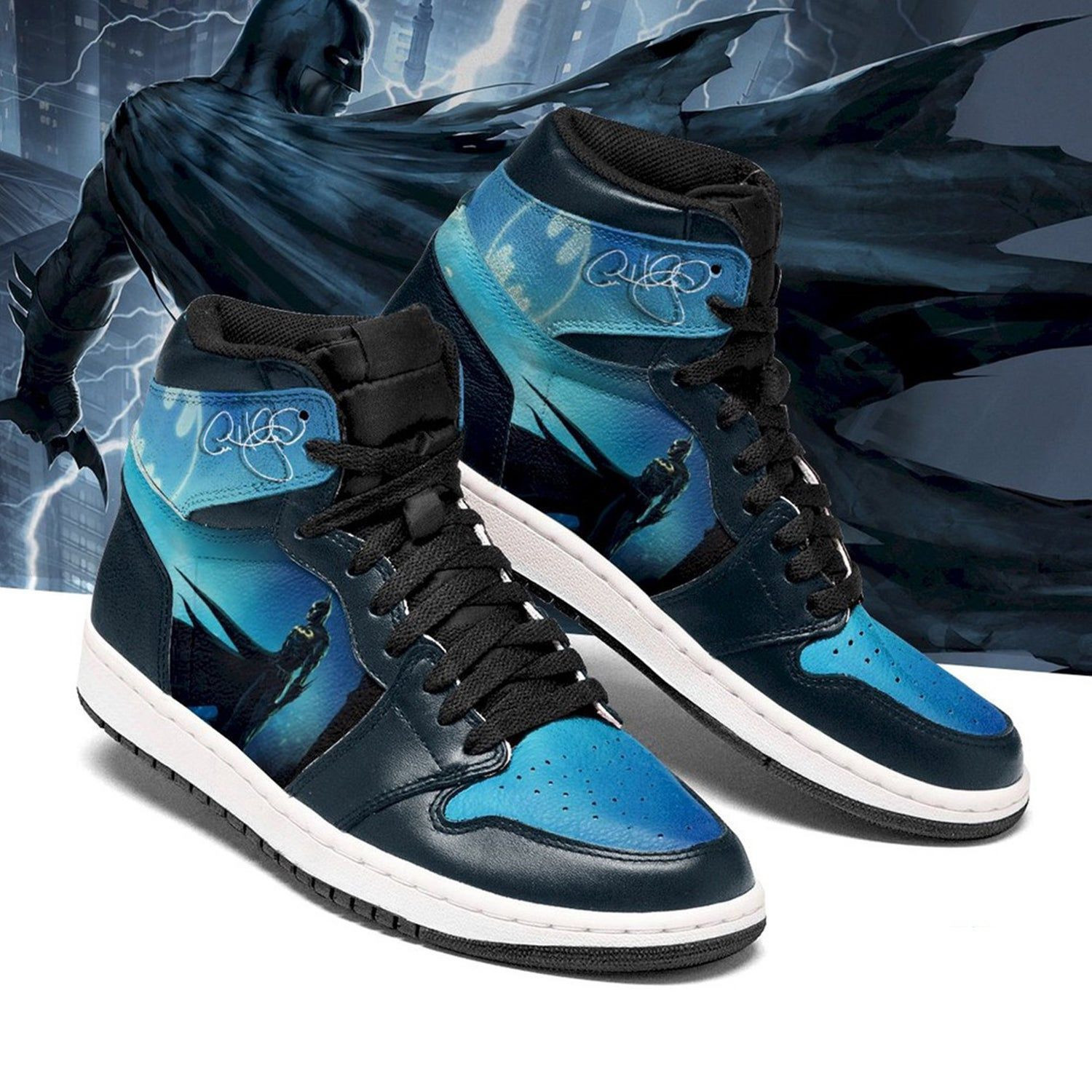 Batman 1 High Top Air Jordan Sneaker, Air Jordan Hightop