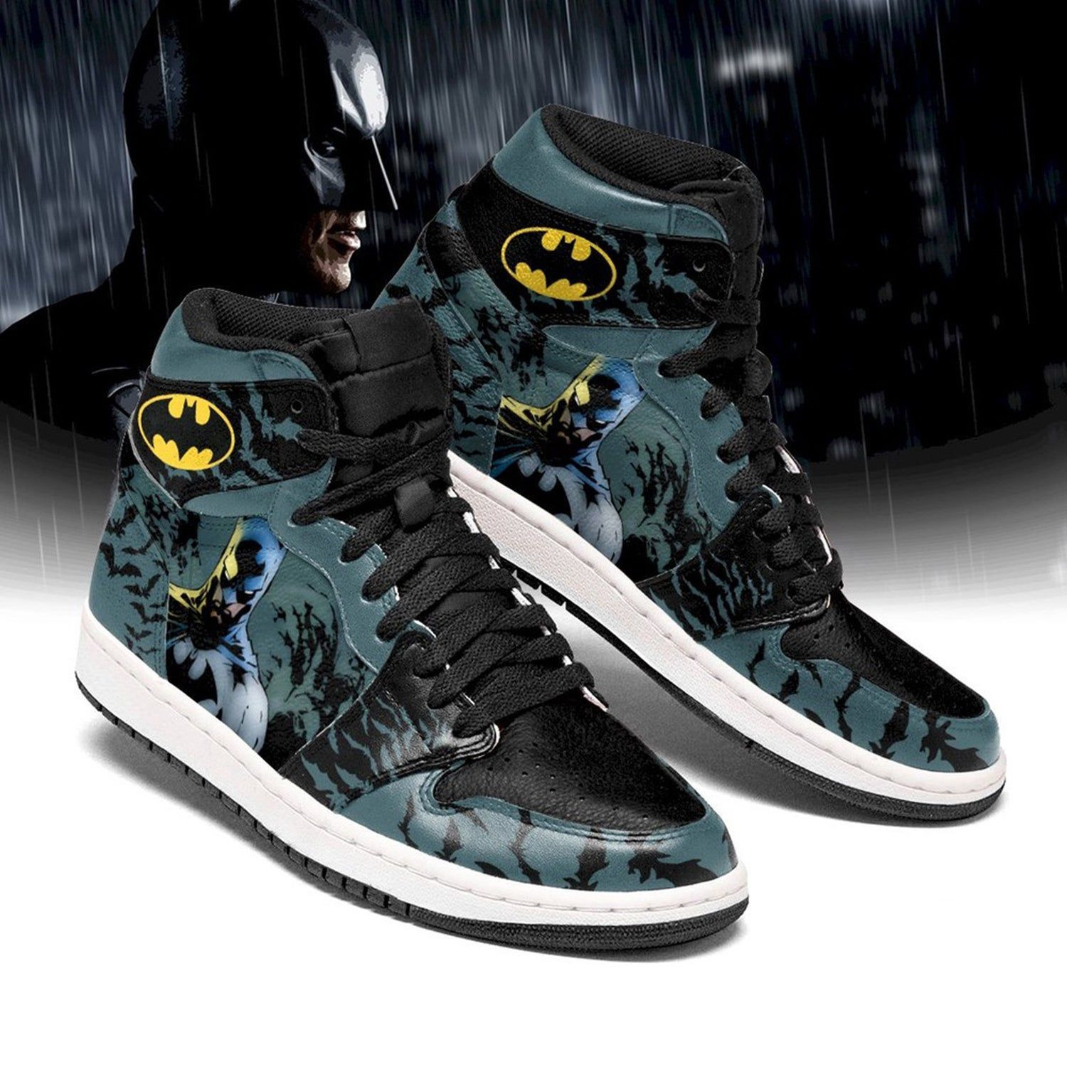 Batman 3 High Top Air Jordan Sneaker, Air Jordan Hightop