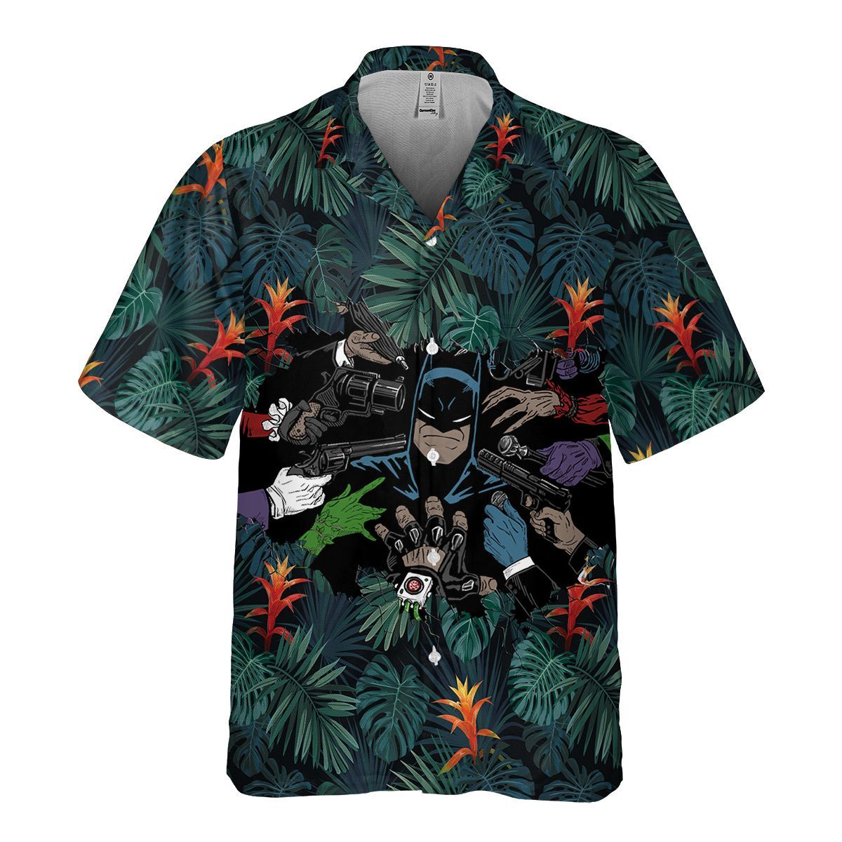 Batman and villain Hawaiian Shirt Summer Shirt