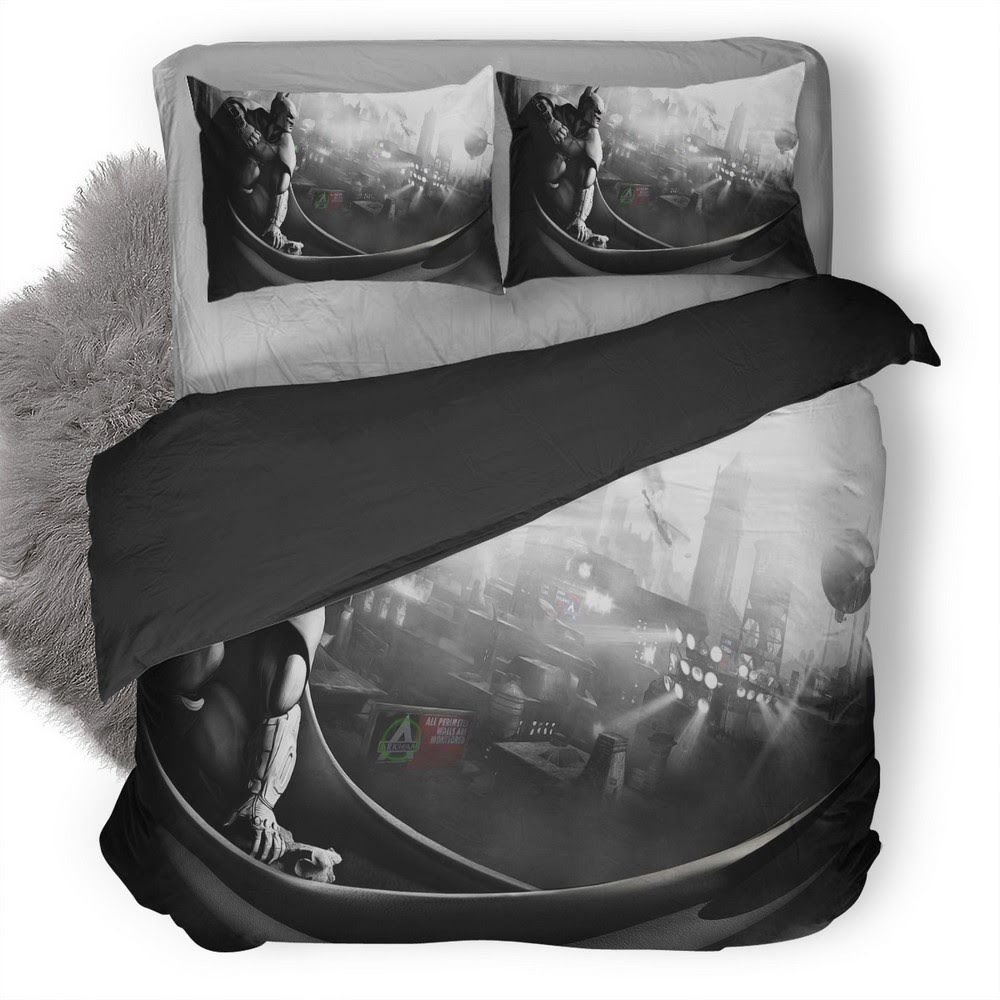 Batman Arkham City 3D Customized Duvet Cover Bedding Set
