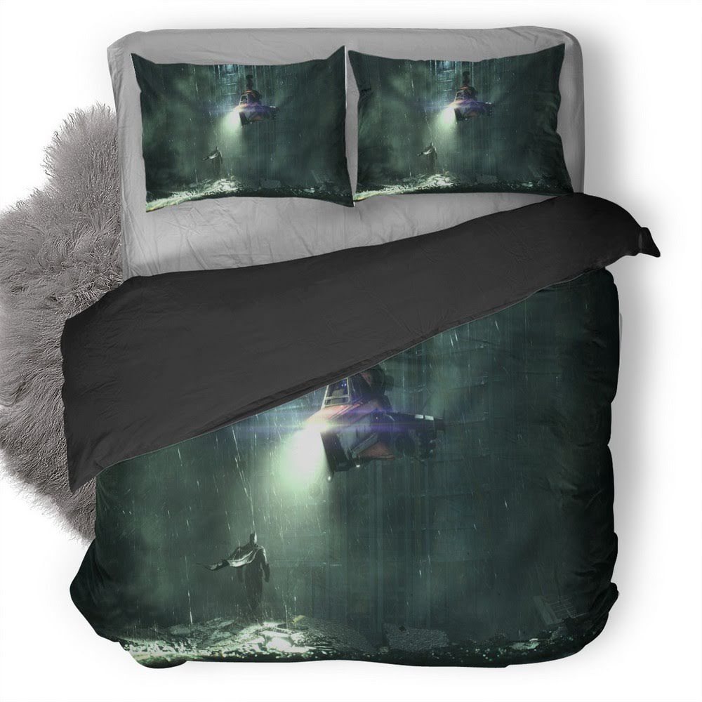 Batman Arkham Knight 10 3D Customized Duvet Cover Bedding Set
