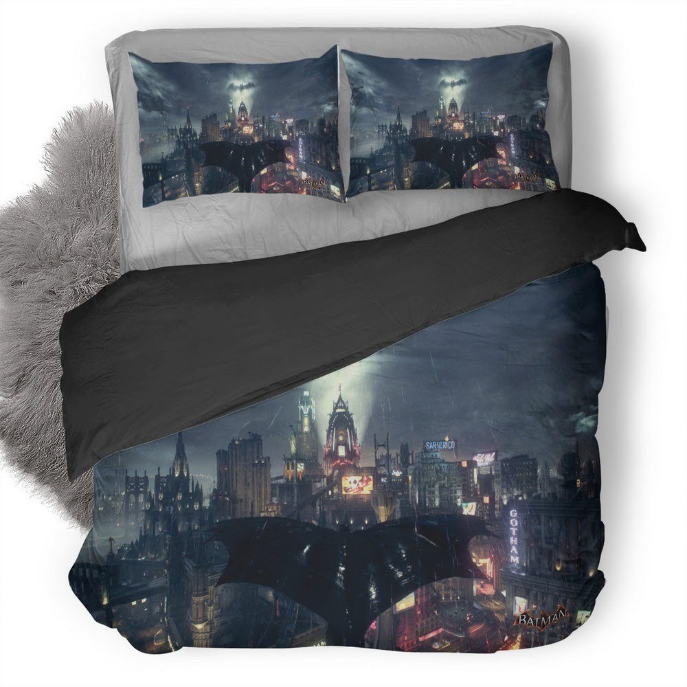 Batman Arkham Knight 3D Customized Duvet Cover Bedding Set