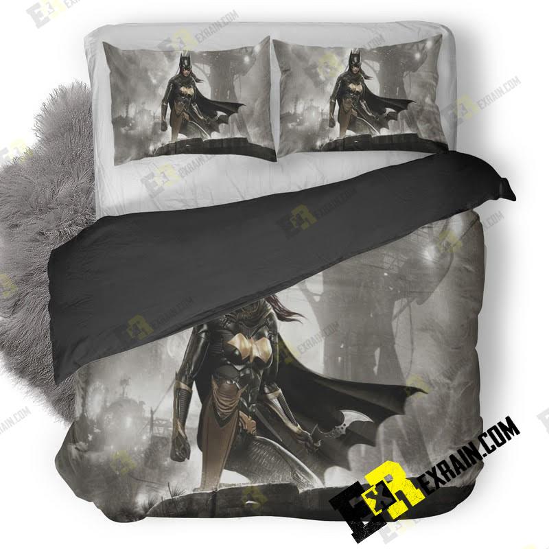 Batman Arkham Knight Batgirl 3D Customized Duvet Cover Bedding Set