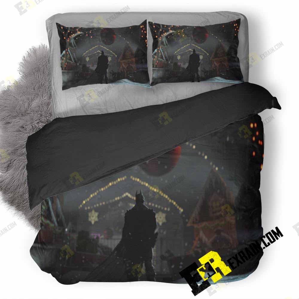 Batman Arkham Origins Batman Pp 3D Customized Duvet Cover Bedding Set