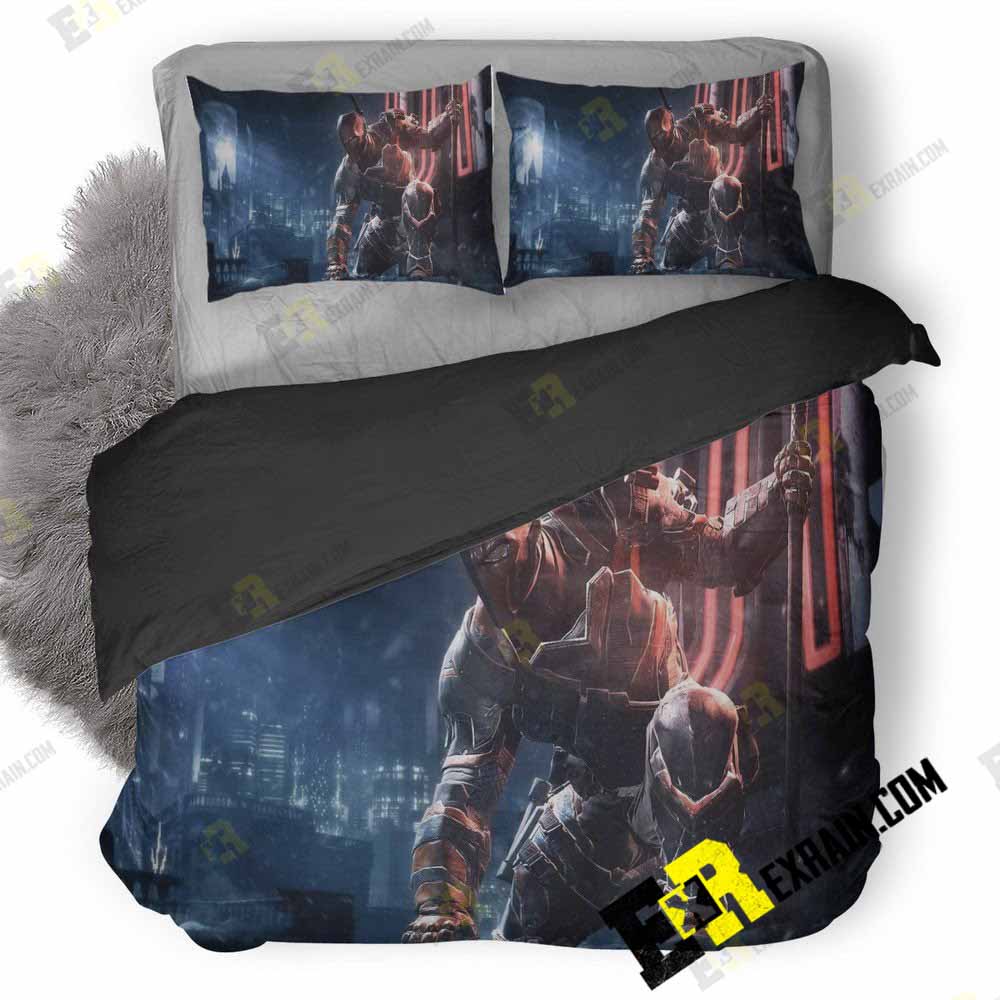 Batman Arkham Origins Deathstroke New 3D Customized Duvet Cover Bedding Set