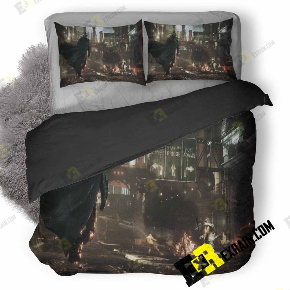 Batman Arkham Origins I1 3D Customized Duvet Cover Bedding Set