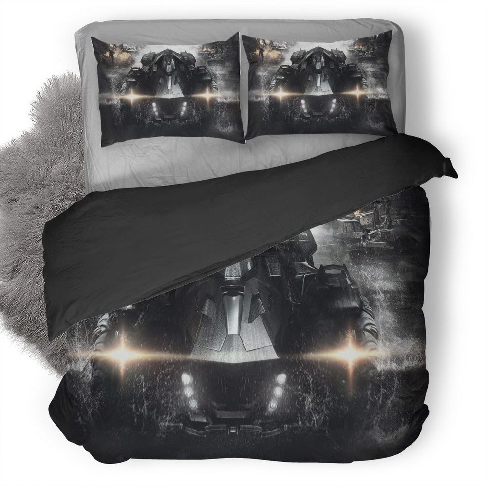 Batman Batmobile 3D Customized Duvet Cover Bedding Set