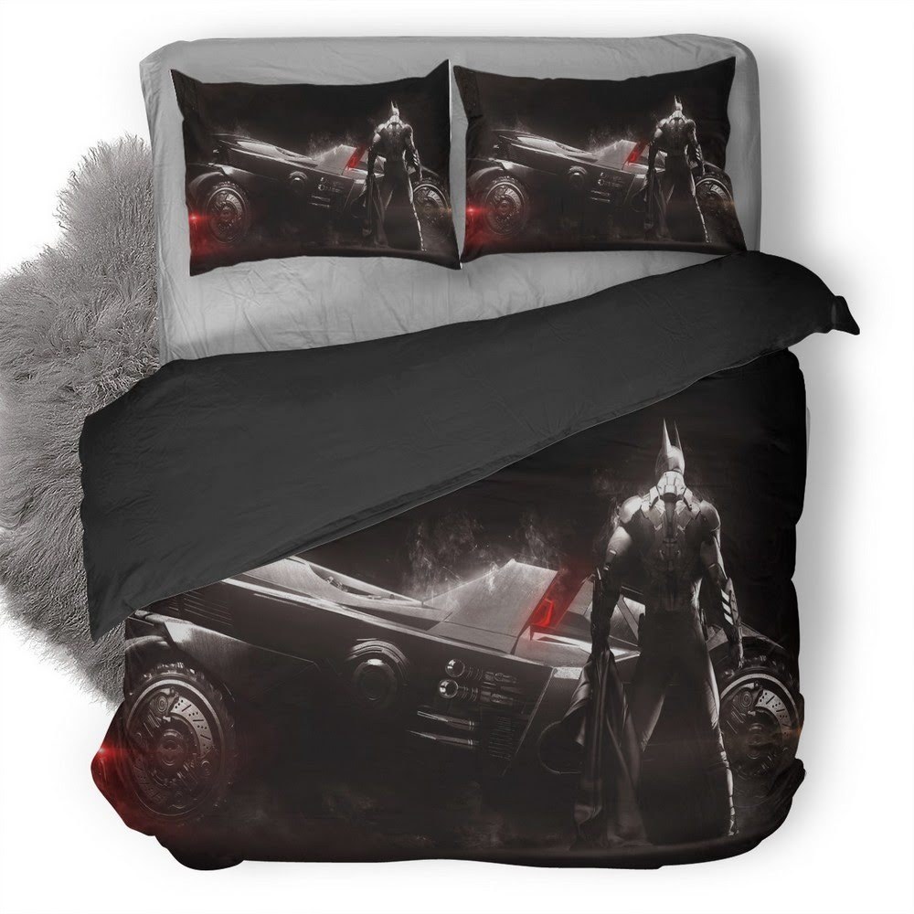 Batman Batmobile 3D Customized Duvet Cover Bedding Set