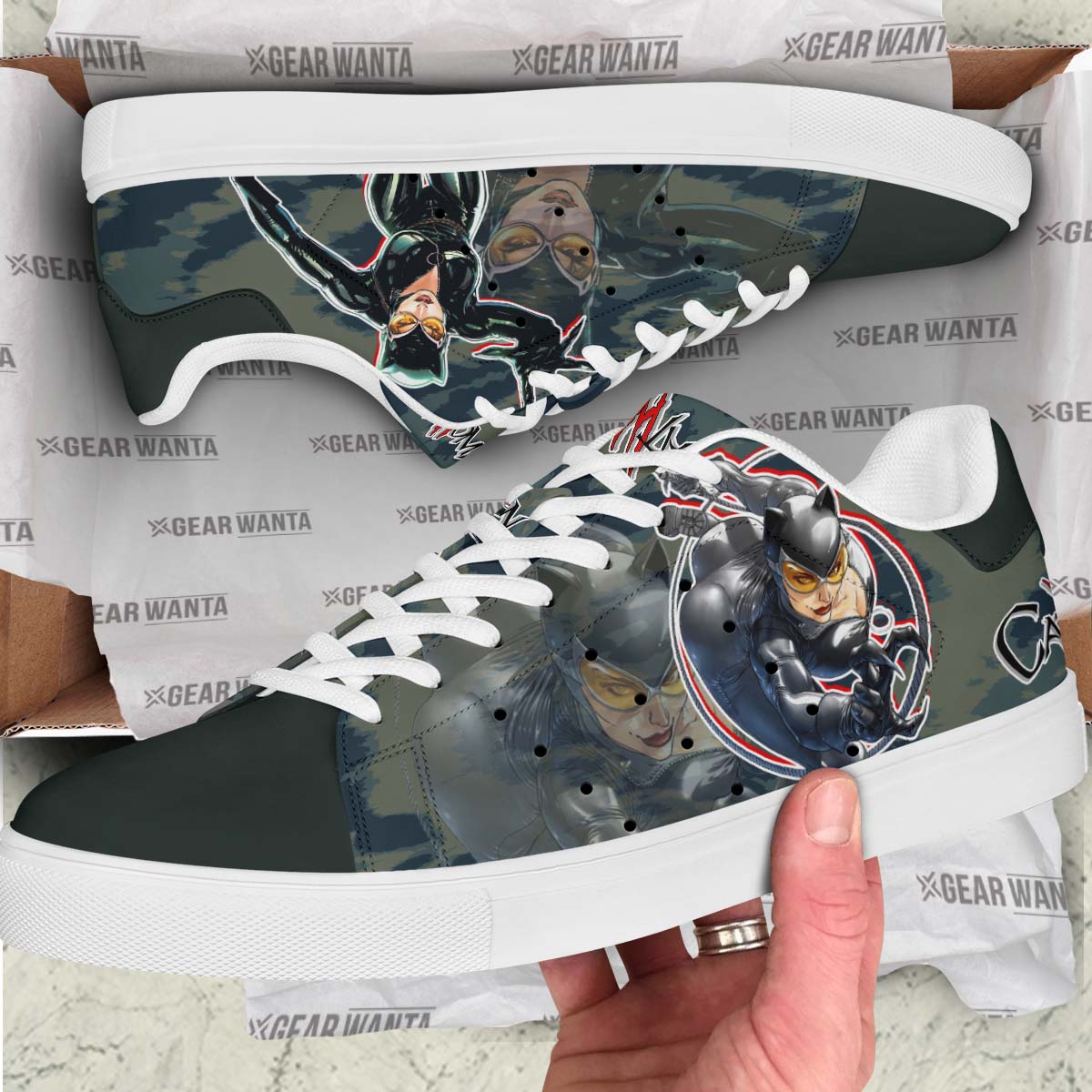 Batman Catwoman Custom Skate Shoes For Fans