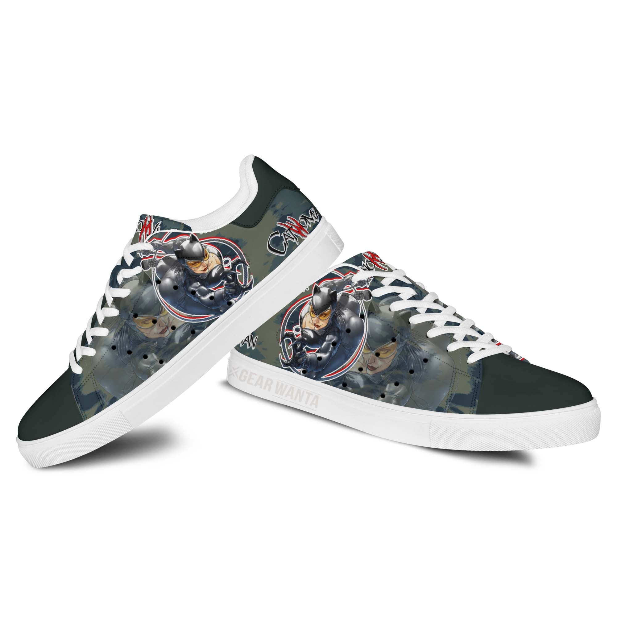 Batman Catwoman Custom Skate Shoes For Fans