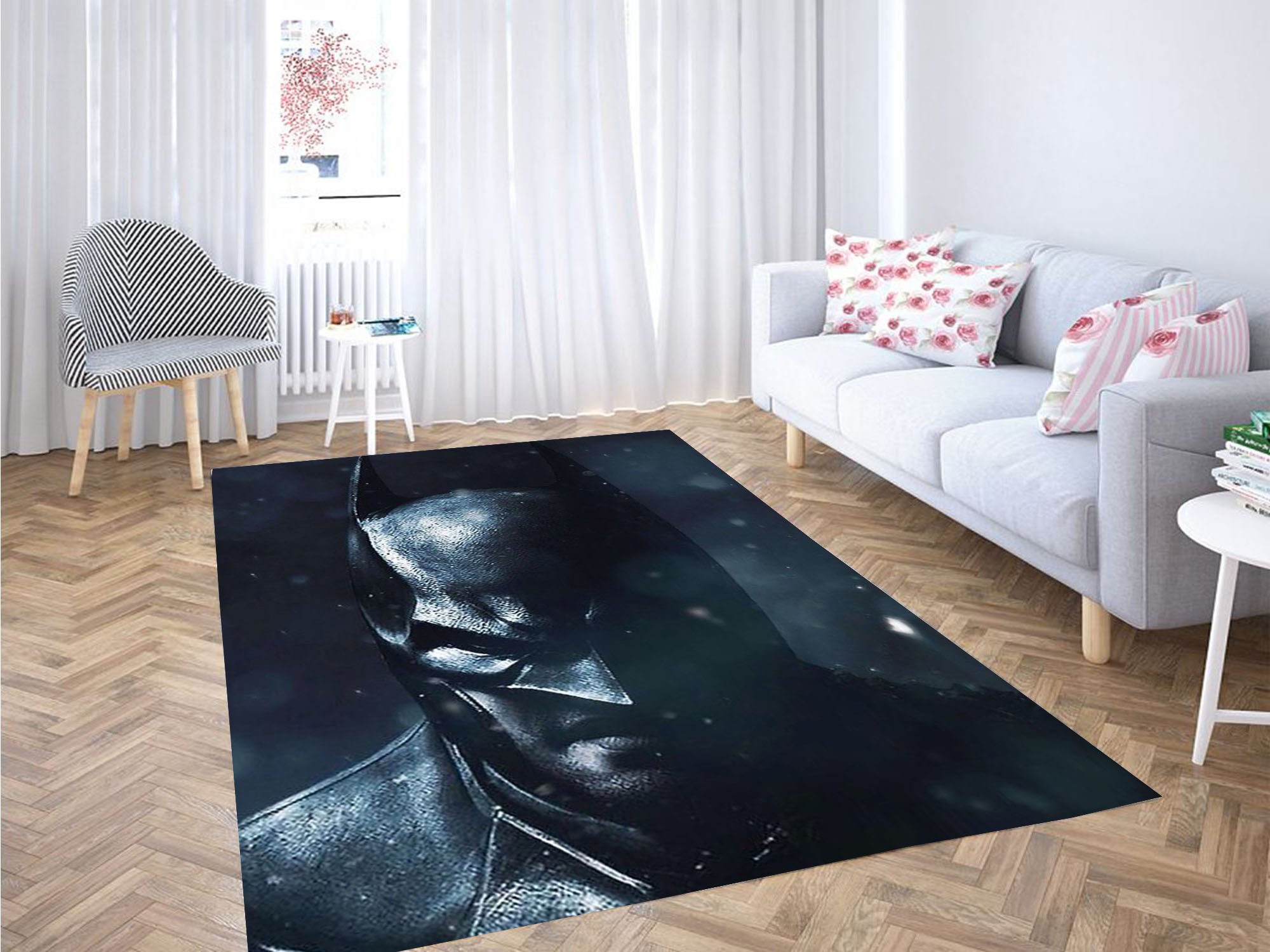 Batman Flare Dark Carpet Rectangle Rug