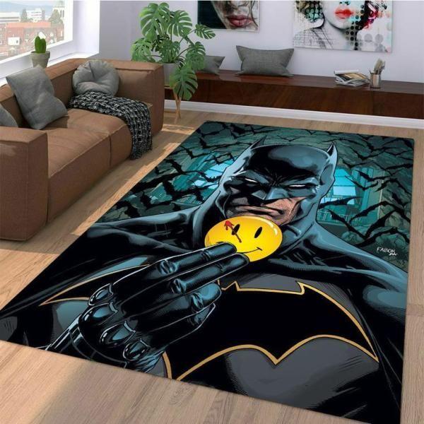 Batman Happy Pin Area Limited Edition Rectangle Rug