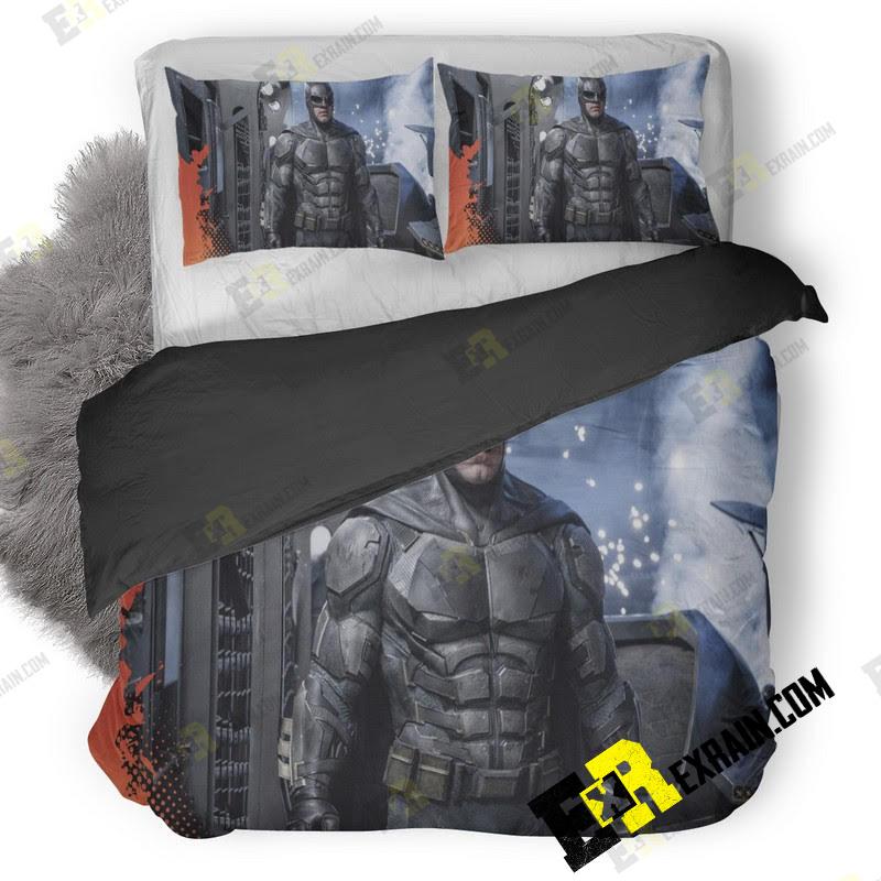 Batman In Justice League E0 3D Customized Duvet Cover Bedding Set