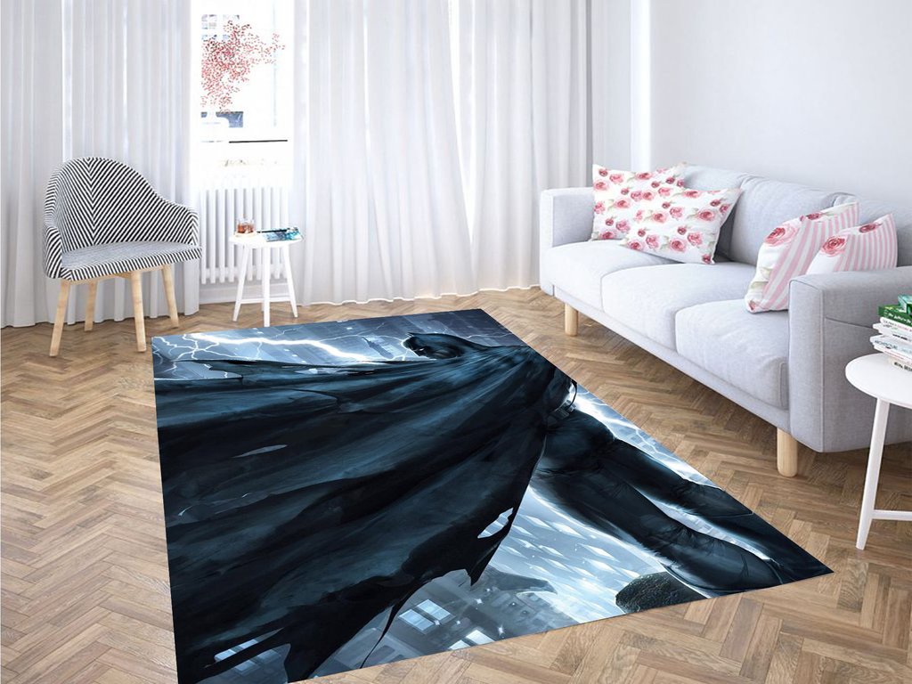 Batman Is Coming Living Room Modern Carpet Rectangle Rug