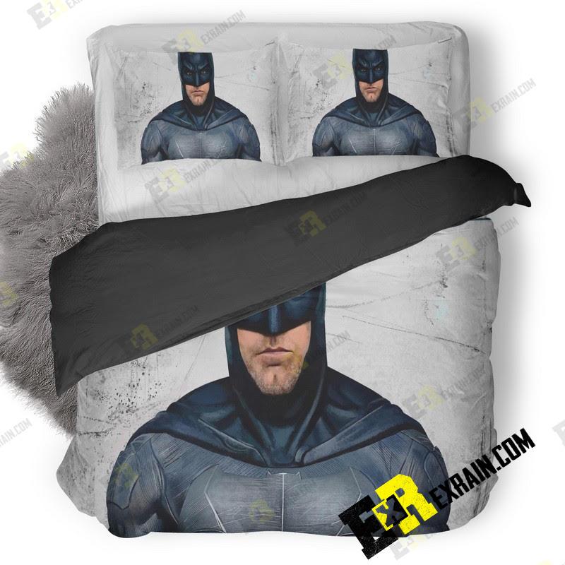 Batman Justice League Fan Art 3D Customized Duvet Cover Bedding Set
