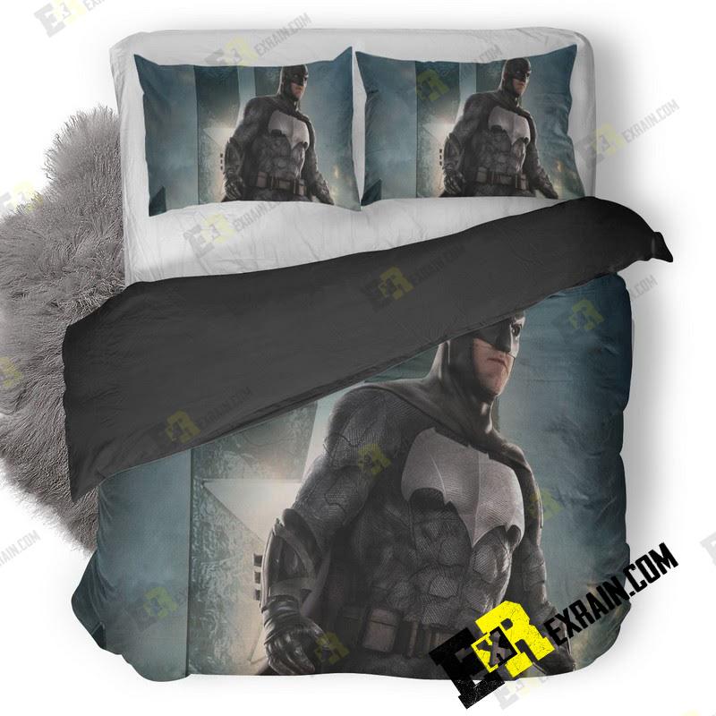 Batman Justice League Unite Qu 3D Customized Duvet Cover Bedding Set