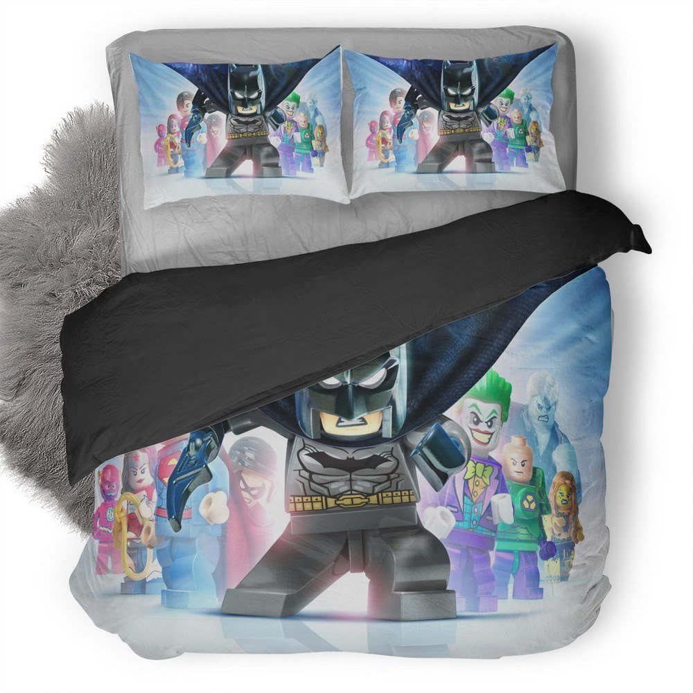 Batman Lego Beyond Gotham 3D Customized Duvet Cover Bedding Set