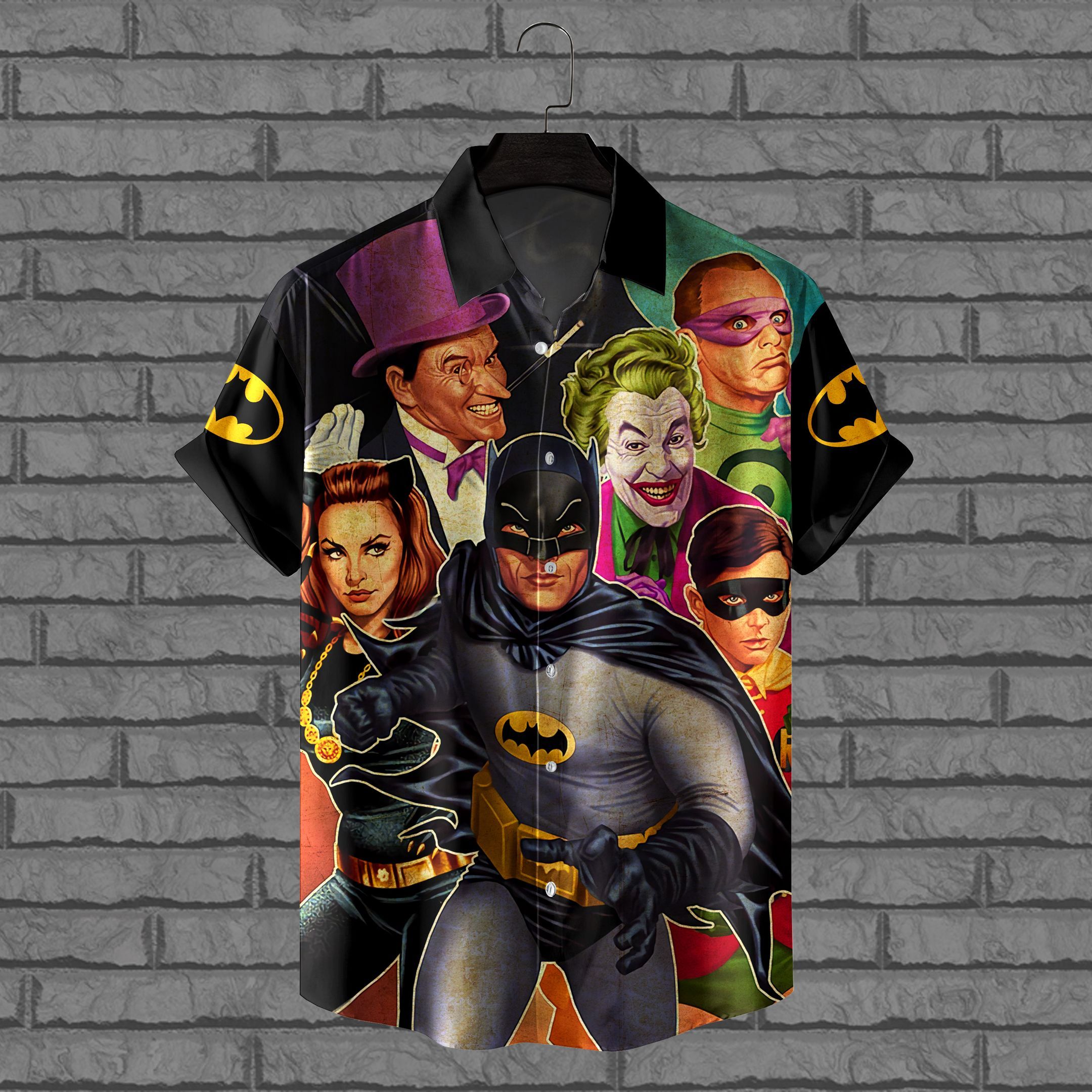 Batman Movie and SuperVillain Hawaiian Shirt
