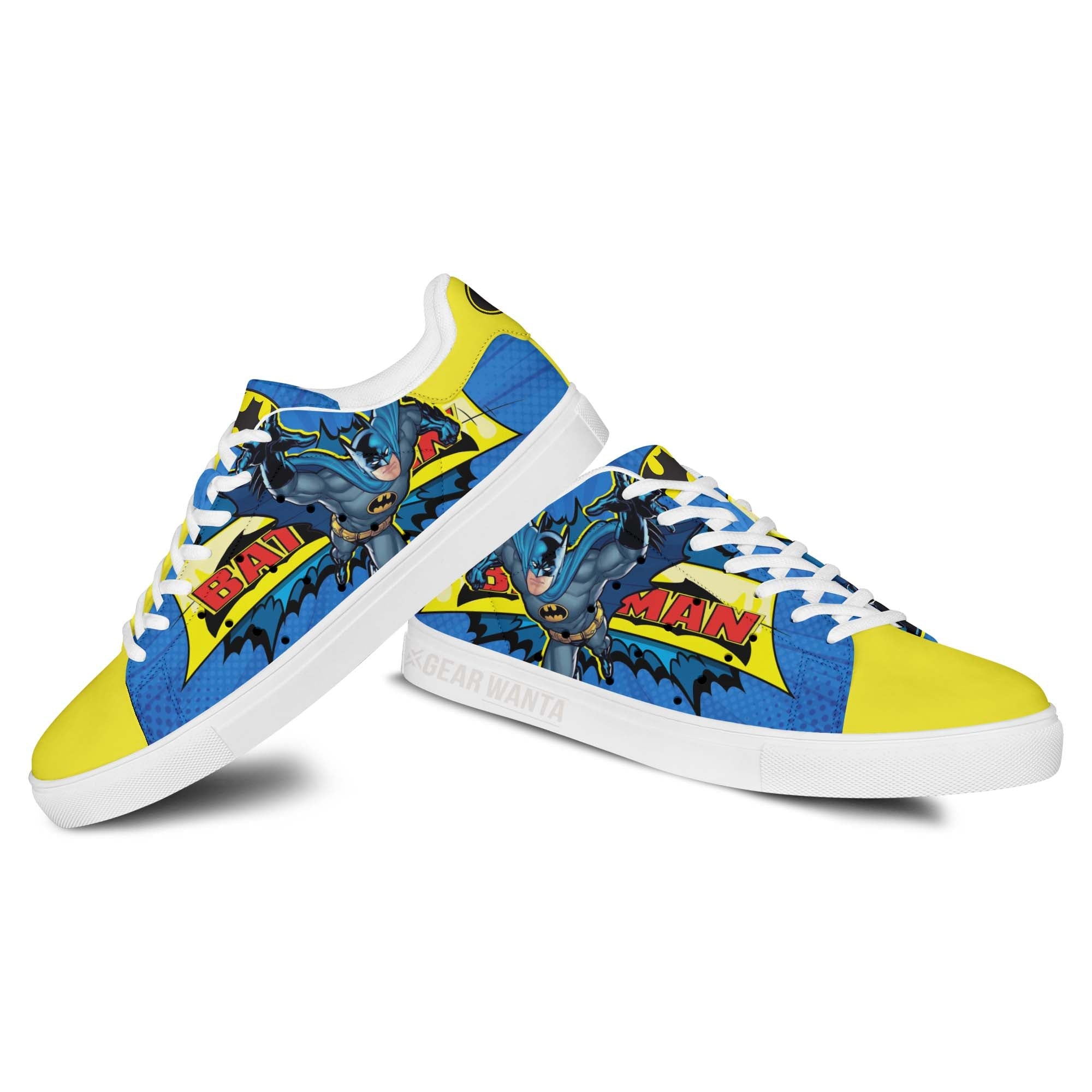 Batman Skate Shoes Custom Superheroes Sneakers